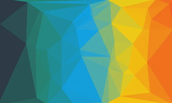Creative prismatic background with polygonal pattern — Stock Photo