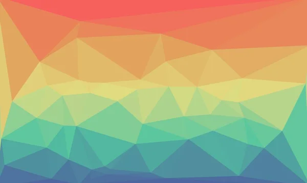 Fondo poligonal colorido abstracto — Stock Photo