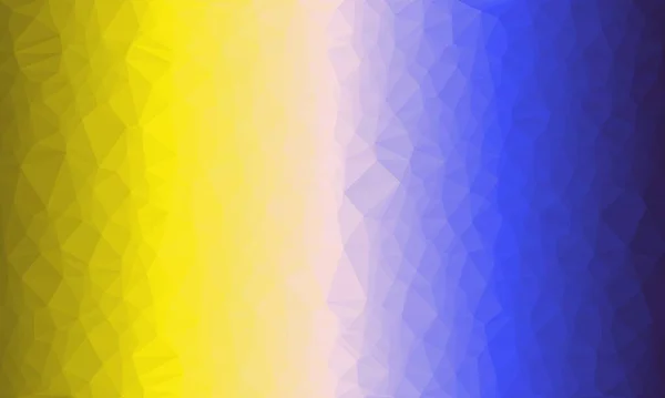 Fundo poligonal azul amarelo mínimo — Fotografia de Stock