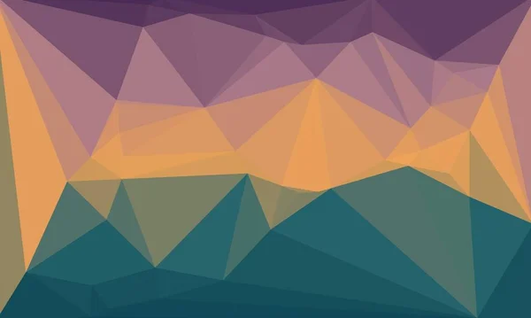 Creative prismatic background with polygonal pattern — Stock Photo