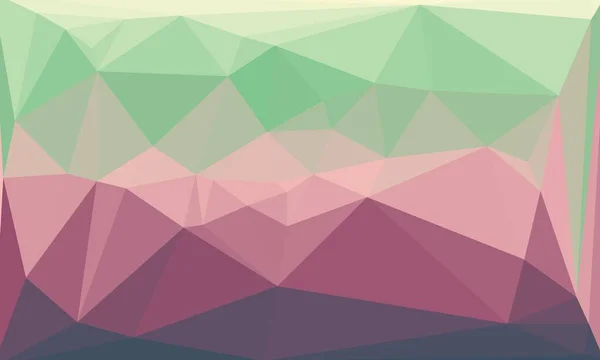 Пастельний фіолетовий і зелений багатокутний фон — стокове фото