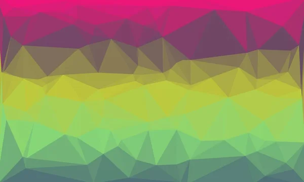 Sfondo minimale multicolore con motivo prismatico poli — Foto stock