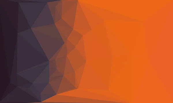 Fond polygonal abstrait gris et orange — Photo de stock