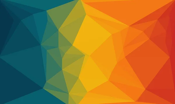 Fond lumineux et multicolore avec motif polygonal — Stock Photo