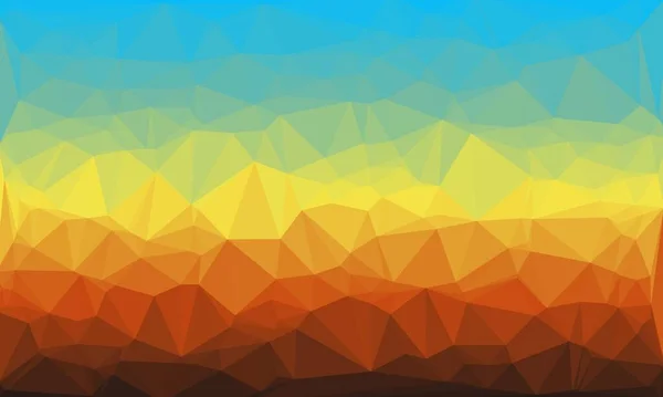 Creative prismatic background with polygonal pattern — Stock Photo