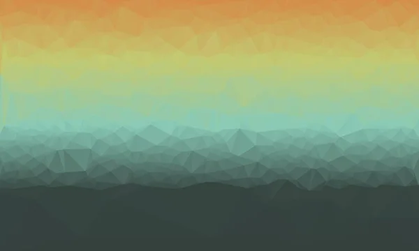 Creative prismatic background with polygonal pattern — Stock Photo