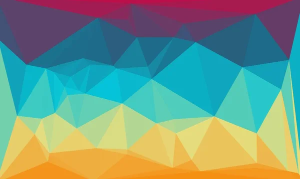 Abstrait fond polygonal coloré — Photo de stock