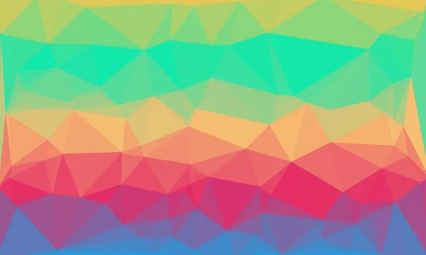 Abstrait fond multicolore avec motif poly — Photo de stock