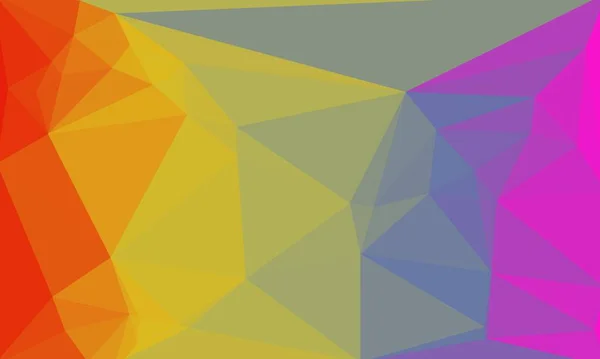 Fond multicolore lumineux avec texture polygonale — Photo de stock