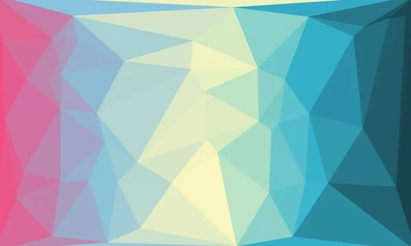 Kreativer prismatischer Hintergrund mit polygonalem Muster — Stockfoto
