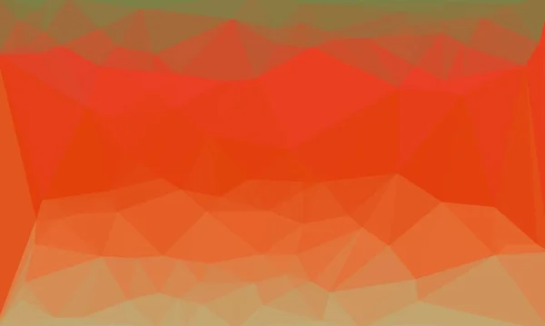 Abstract and bright orange polygonal background — Stock Photo