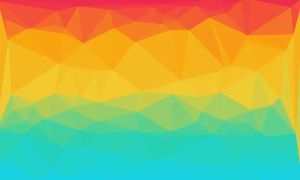 Minimaler polygonaler Hintergrund in hellen Farben — Stockfoto