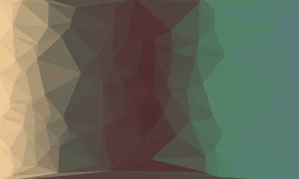 Kreativer prismatischer Hintergrund mit polygonalem Muster — Stockfoto