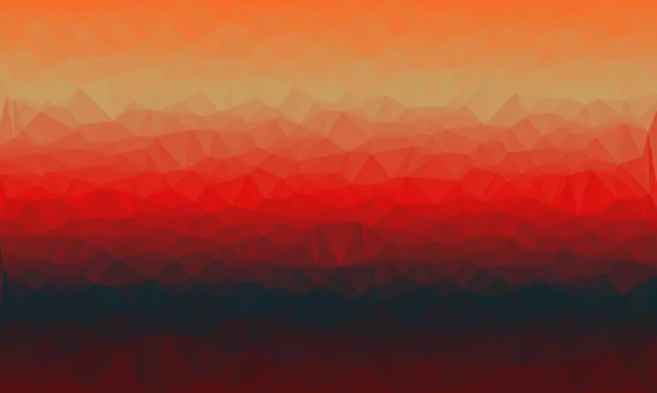 Polygonal background with black and red pattern — Stock Photo