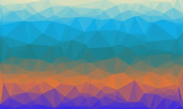 Kreativer prismatischer Hintergrund mit polygonalem Muster — Stockfoto