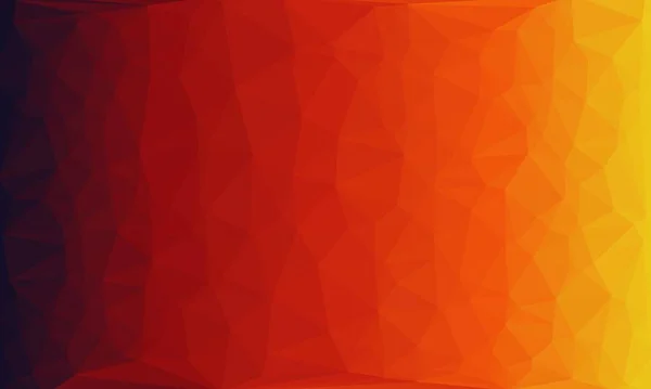 Sfondo poligonale astratto rosso e giallo — Foto stock