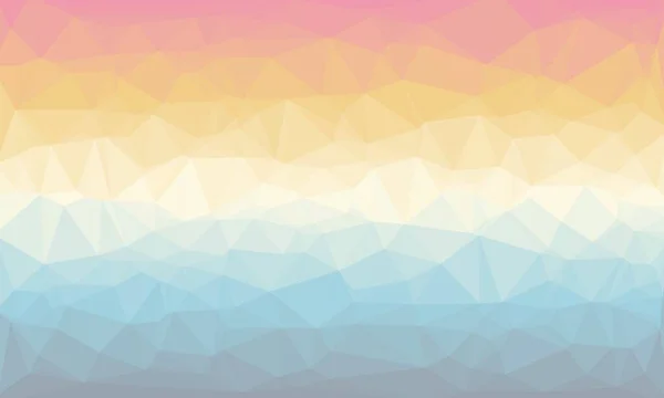 Fondo prismático pastel con patrón poligonal - foto de stock