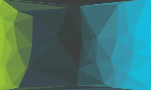Creative prismatic background with polygonal pattern — Stock Photo