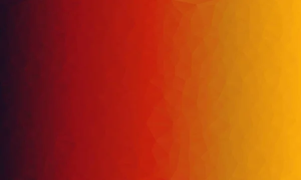 Abstract red and yellow gradient background with poly pattern — Stock Photo