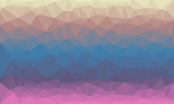 Kreativer prismatischer Hintergrund mit polygonalem Muster — Stockfoto