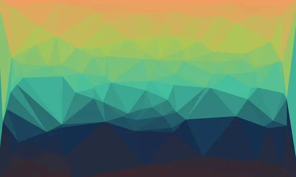 Creative prismatic background with polygonal pattern — Stock Photo