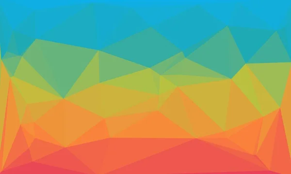 Abstrait fond polygonal coloré — Photo de stock