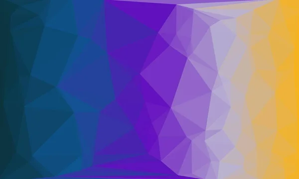 Fundo roxo e amarelo abstrato com padrão poli — Fotografia de Stock