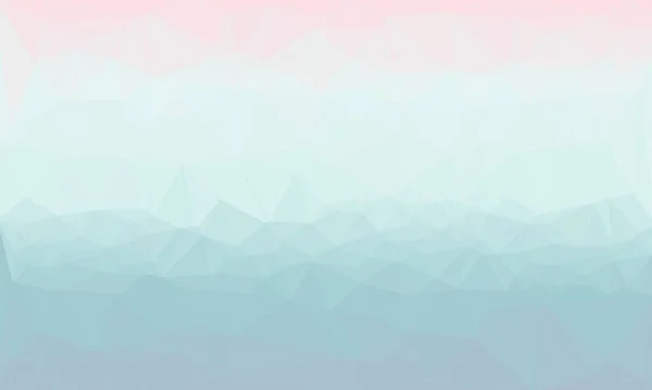 Blue prismatic background with polygonal pattern — Stock Photo
