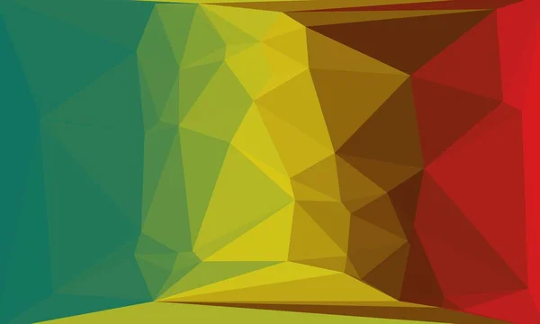 Kreativer prismatischer Hintergrund mit polygonalem Muster — Stockfoto