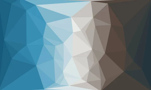 Creative prismatic background in brown, white and blue colors — Stock Photo