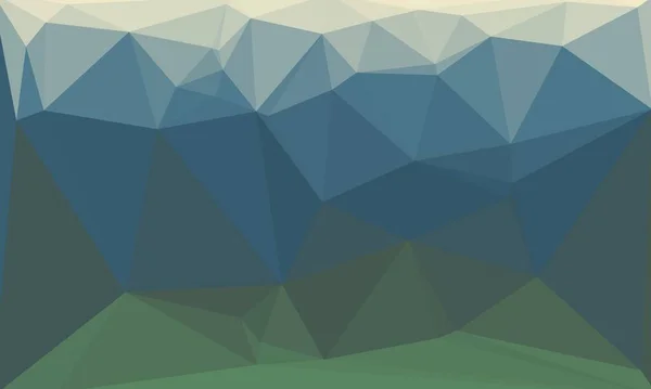 Abstrakter geometrischer Hintergrund in grünen und blauen Farben — Stockfoto