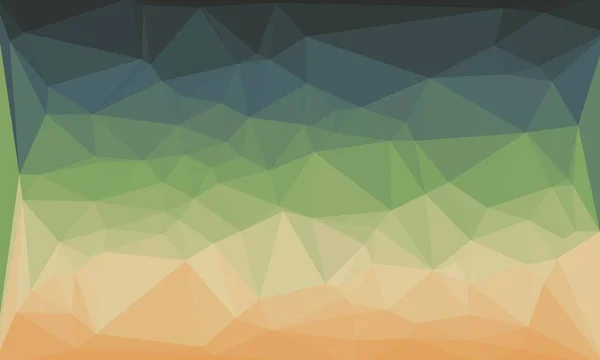 Цветной синий, зеленый и оранжевый фон с дизайном мозаики — стоковое фото