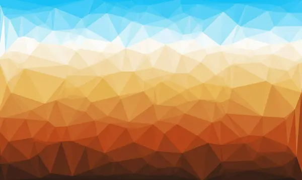 Creative prismatic background with polygonal pattern — Stock Photo