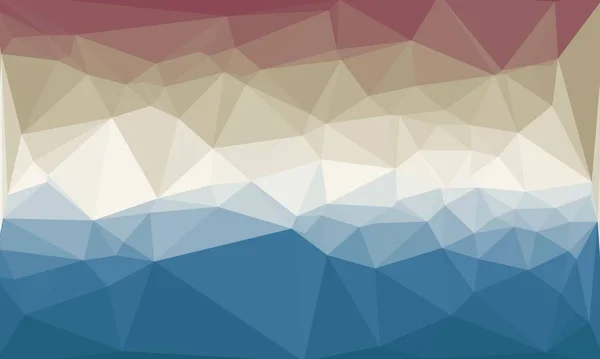 Astratto sfondo blu e bordeaux con motivo poli — Foto stock