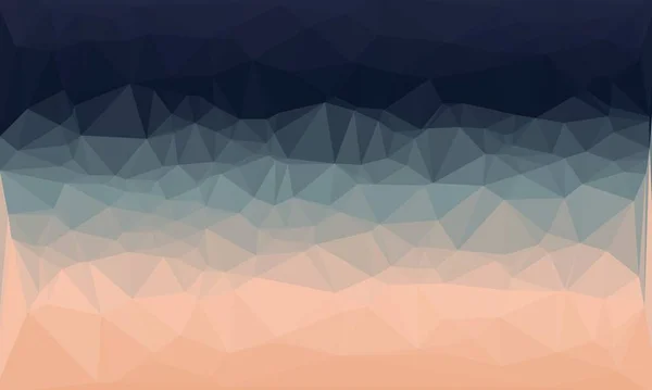 Fundo prismático criativo com padrão nas cores azul escuro e coral — Fotografia de Stock