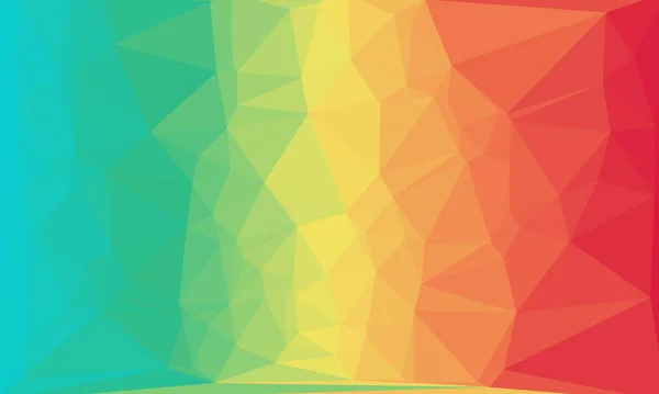Abstrait fond multicolore avec motif poly — Photo de stock