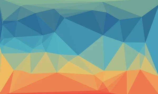 Minimal multicolored polygonal background — Stock Photo