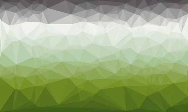 Minimal grauer und grüner polygonaler Hintergrund — Stockfoto