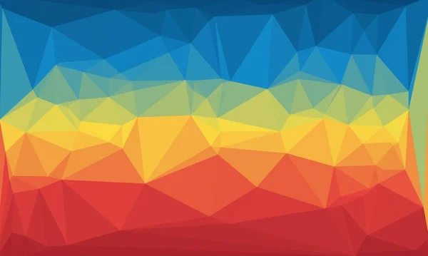 Minimal multicolored polygonal background — Stock Photo