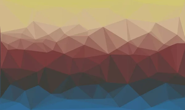 Creative prismatic background with polygonal pattern — Stock Photo