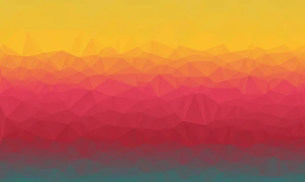 Sfondo poligonale multicolore minimo — Foto stock