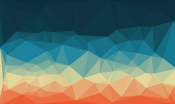 Creative prismatic background with polygonal pattern — Stock Photo
