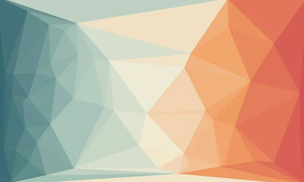 Astratto sfondo poligonale colorato con disegno triangolare — Foto stock