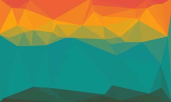Kreativer prismatischer Hintergrund mit polygonalem Muster — Stockfoto
