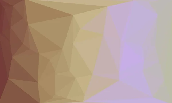 Abstrakter und pastellbrauner polygonaler Hintergrund — Stockfoto