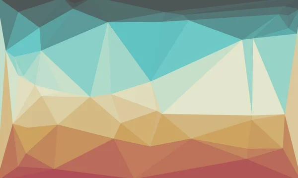 Pastell und farbig polygonaler Hintergrund — Stockfoto