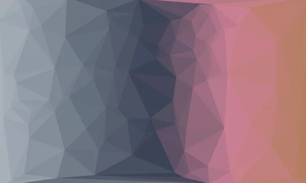 Kreativer prismatischer Hintergrund mit polygonalem Muster — Stockfoto