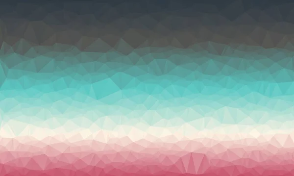 Kreativer prismatischer Hintergrund mit polygonalem Muster — Stockfoto
