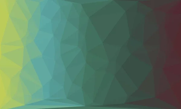 Kreativer prismatischer Hintergrund mit polygonalem Muster — Stockfoto