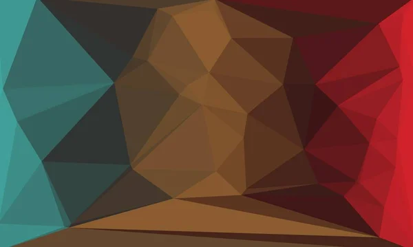 Geometrischer Hintergrund mit dunklem Poly-Muster — Stockfoto